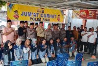 Polda Riau dan Polresta Pekanbaru Gelar “Jum’at Curhat” di Sukajadi: Wadah Aspirasi dan Silaturahmi Bersama Warga Pekanbaru