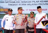 Kapolda Riau Pimpin Apel Satkamling di Dumai