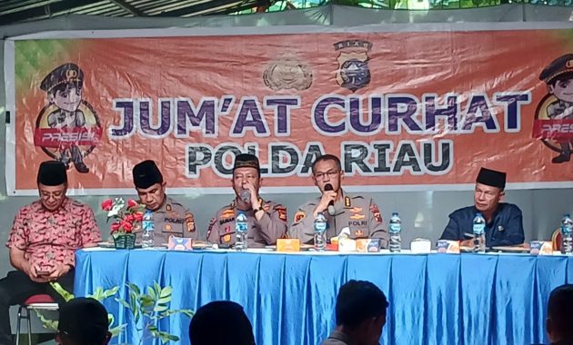 Polsek Rumbai Gelar Jumat Curhat, Warga Antusias Sampaikan Aspirasi Kamtibmas