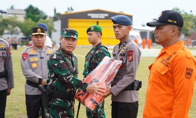 Kapolda Riau – Pangdam XIX Tuanku Tambusai, Cek Sarpras Siaga Bencana