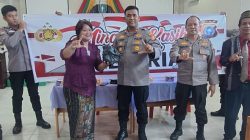 POLSEK PAYUNG SEKAKI GELAR MINGGU KASIH BERSAMA POLDA RIAU DAN BAGIKAN BIBIT POHON DI GKPA PEKANBARU
