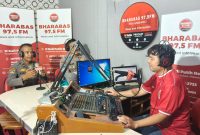 Sambut Libur Natal dan Tahun Baru, Polda Riau Sosialisasikan Kesiapan Pengamanan Lewat Podcast Radio Bharabas