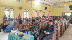 Satgas Gulbencal Kodim 0211/Tapanuli Tengah Rayakan Natal Bersama Masyarakat Sipange
