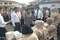 *Dukung Program Nasional Pemberantasan Narkoba, Polresta Pekanbaru Laksanakan Tes Urine terhadap 101 Personel*