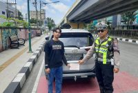 Satlantas Polresta Pekanbaru Tindak 105 Kendaraan Gunakan Plat Nomor Tidak Sesuai Spektek