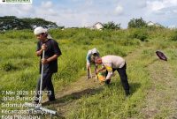 Polresta Pekanbaru Dukung Ketahanan Pangan Nasional, Bhabinkamtibmas Polsek Binawidya Monitoring Lahan Jagung Warga