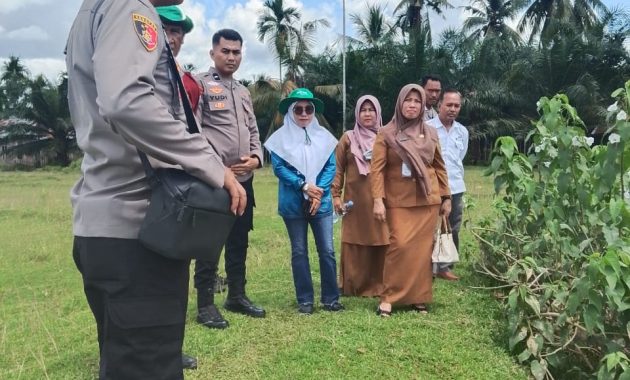 Kapolsek Cerenti Cek Lahan 6 Hektare untuk Dukung Ketahanan Pangan Nasional
