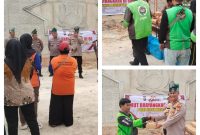 Sentuhan Hangat di Hari Jumat: Polsek Binawidya Rangkul Ojol dan Petugas Kebersihan Lewat “Jumat Berkah