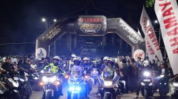 Kapolresta Pekanbaru Turut Meriahkan Night Ride HUT Kota Pekanbaru ke-242, Kegiatan Berlangsung Aman dan Kondusif