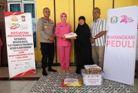 SAMBUT HUT BHAYANGKARA KE-80, POLRESTA PEKANBARU GELAR ANJANGSANA KE KEDIAMAN PURNAWIRAWAN POLRI