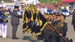 Presiden Prabowo Beri Nugraha Sakanti kepada Polda Riau, Kapolda: Penghargaan Ini Milik Seluruh Personel