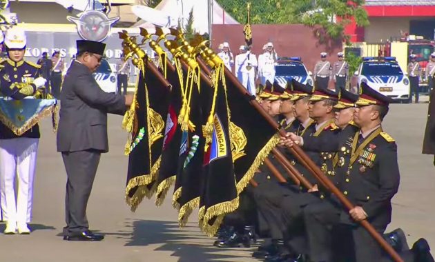 Presiden Prabowo Beri Nugraha Sakanti kepada Polda Riau, Kapolda: Penghargaan Ini Milik Seluruh Personel