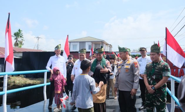 Kapolri Resmikan 80 Jembatan Merah Putih Presisi, Total 110 Unit Perkuat Konektivitas dan Kesejahteraan Masyarakat Riau