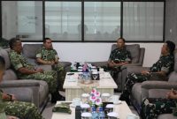 Kodam XIX Tuanku Tambusai Perkuat Sinergi Antarmatra, Pangdam Terima Audiensi Rombongan Sesko AU