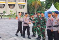 2.438 Personel Siap Amankan Riau Bhayangkara Run 2026, Polda Riau Gelar Apel Pasukan