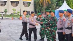 2.438 Personel Siap Amankan Riau Bhayangkara Run 2026, Polda Riau Gelar Apel Pasukan