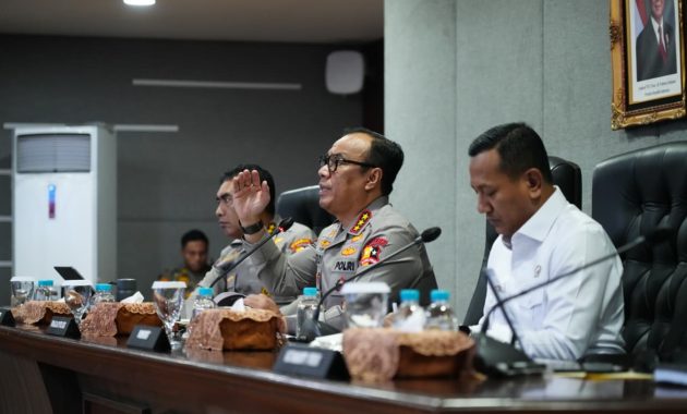 Tindak Lanjuti Arahan Presiden, Wakapolri dan Wamen Kehutanan Konsolidasikan Langkah Nasional Hadapi El Nino dan Karhutla