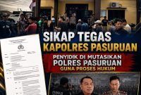 Polres Pasuruan Nonjobkan Anggota Reskrim Polsek Beji, Wujud Komitmen Transparansi Penanganan Dugaan Penganiayaan