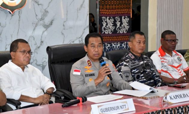 Kapolda NTT dan Gubernur Sampaikan Penanganan Gempa Flores: Fokus Evakuasi, Data Korban, dan Cegah Hoaks