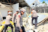 Brimob dan Pertamina Bersinergi Hadirkan Sumber Air Bersih bagi Warga Terdampak Gempa