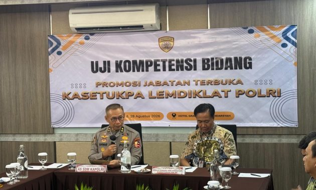 Polri Buka Seleksi Terbuka Kasetukpa Lemdiklat, 13 Perwira Ikuti Uji Kompetensi