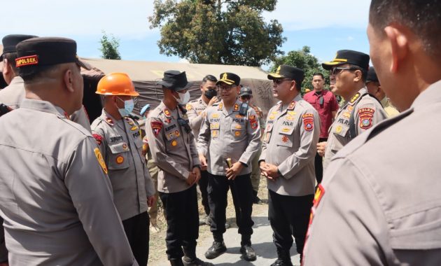 Gunung Sinabung Berstatus Siaga, 176 Personel Polri Dikerahkan untuk Layani dan Lindungi Masyarakat
