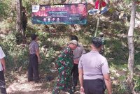 Kolaborasi Polres Ponorogo bersama Lintas Sektor Cegah Karhutla Sisir Kawasan Rawan Kebakaran