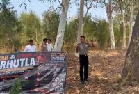 Kolaborasi Polres Ponorogo bersama Lintas Sektor Cegah Karhutla Sisir Kawasan Rawan Kebakaran