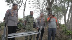 Polres Blitar dan Tim Gabungan Dirikan Posko Darurat Tangani Karhutla Gunung Butak