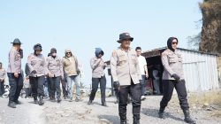 Cegah Karhutla, Polres Kediri Siagakan Ratusan Personel Gabungan di Lereng Kelud