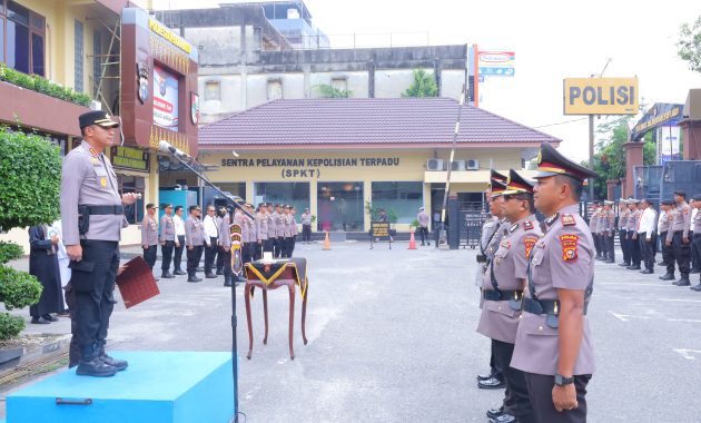 Kapolresta Pekanbaru Pimpin Pelantikan Kabag Ren dan Sertijab Kasat Samapta serta Kapolsek Kulim