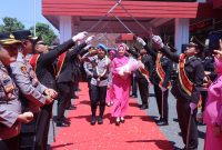 Farewell Parade Sertijab Kapolres Pasuruan, AKBP Irawan Setyono Resmi Lanjutkan Kepemimpinan