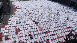 Kapolres Pasuruan Hadiri Salat Istisqa di Ponpes Dalwa, Bersama Santri Panjatkan Doa Memohon Hujan Berkah