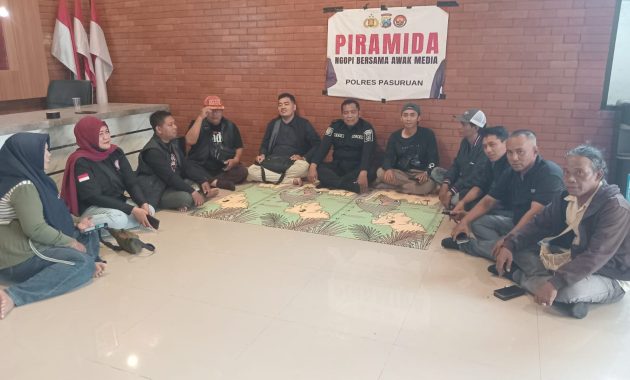 PIRAMIDA Polres Pasuruan, Ngopi Bersama Awak Media Perkuat Sinergi dan Komunikasi