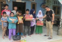 Direktur Patroli Kriminal86 Usap Air Mata dan Berbagi Senyum di Panti Asuhan Baihaqi Umar