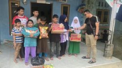 Direktur Patroli Kriminal86 Usap Air Mata dan Berbagi Senyum di Panti Asuhan Baihaqi Umar