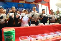 Kapolri: Tim Gabungan Sita Hampir 1,2 Ton Sabu dari Laboratorium Gelap di Aceh