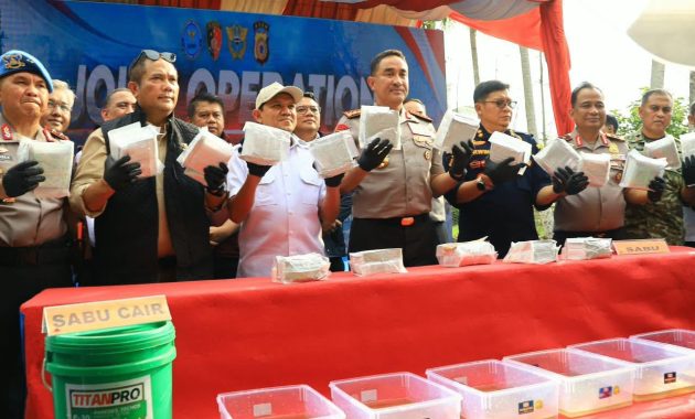 Kapolri: Tim Gabungan Sita Hampir 1,2 Ton Sabu dari Laboratorium Gelap di Aceh
