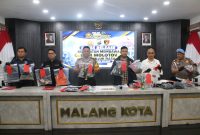 Polresta Malang Kota Gagalkan Rencana Kerusuhan Pasca – Aksi Damai, 12 Tersangka dan 4 Bom Molotov Diamankan