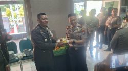 Jaga Sinergitas dan Kolaborasi, Kapolres Pasuruan Kunjungi Makodim 0819 di HUT ke-81 TNI